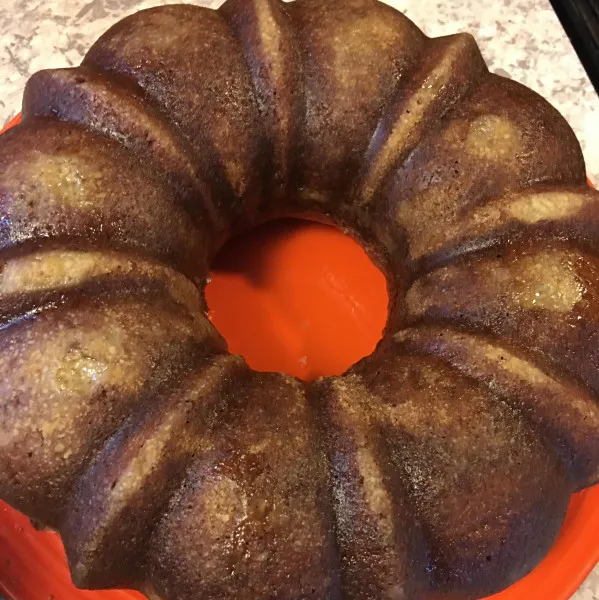 recette D.W.I. From Aunt T Rum Cake