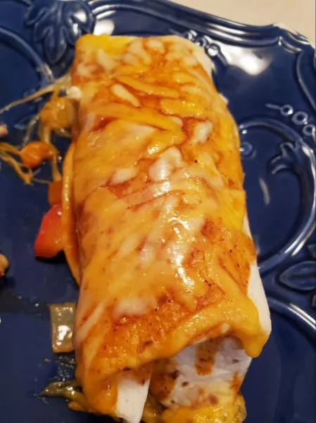 receta Enchiladas aux crevettes à faible teneur en glucides