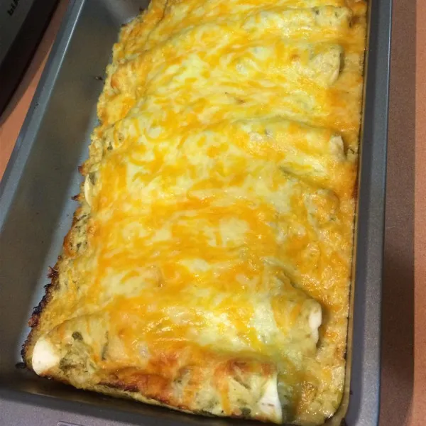 receta Enchiladas vertes au chili avec restes de dinde