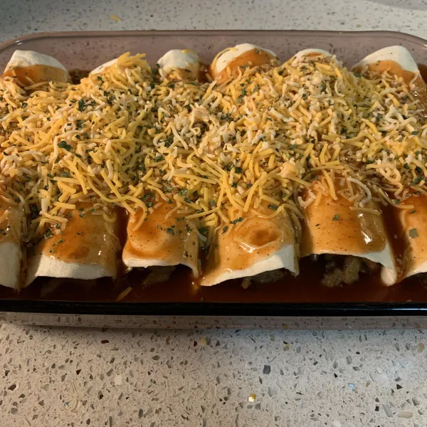 receta Enchiladas faciles