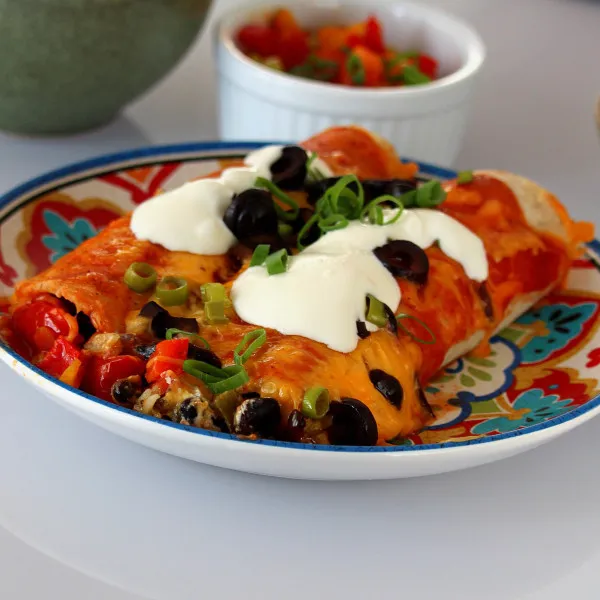 Przepis Wegetariańska Enchiladas Jeannie