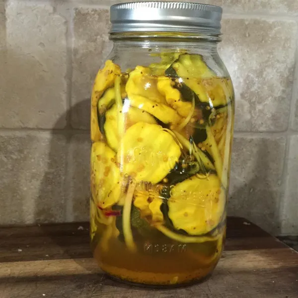 receta Pickles de courgettes