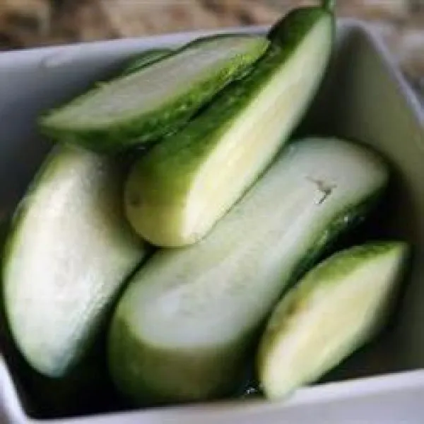 receta Pickles amers moyens