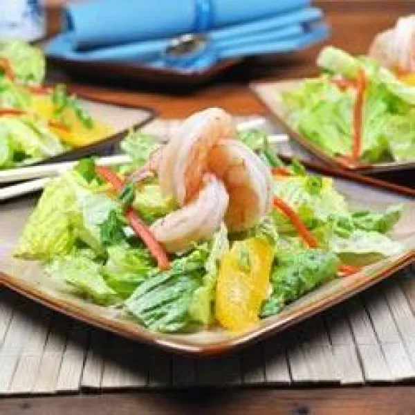 receta Salade De Crevettes Asiatique