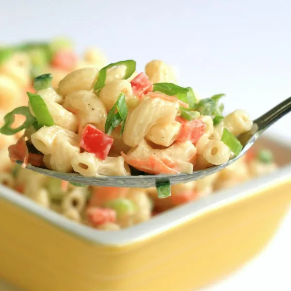 receta Salade de macaroni classique du chef John