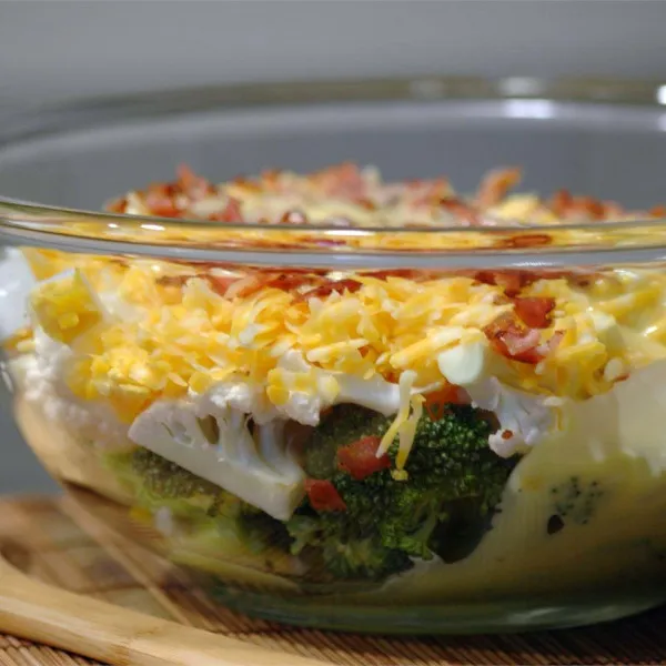 receta Salade de brocoli et de chou-fleur