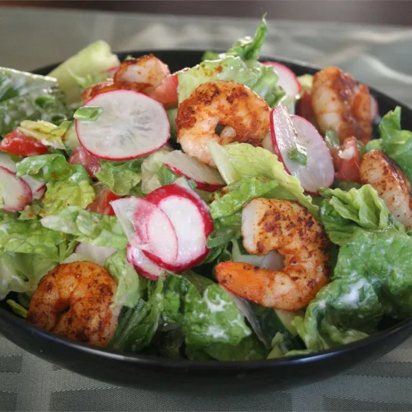 receta Salade de crevettes