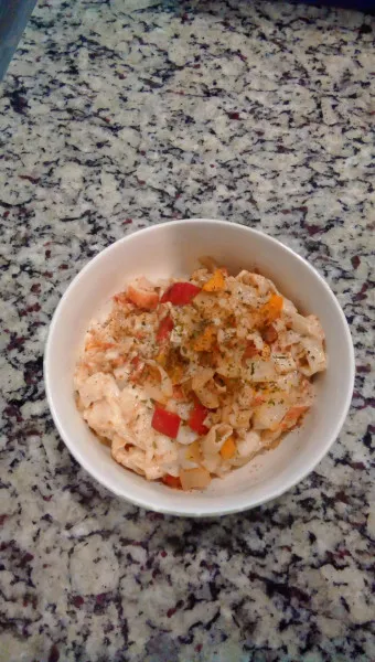 receta Salade de crabe à 5 ingrédients