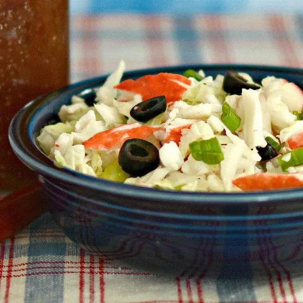 recetas Ensalada De Cangrejo De Verano Con Repollo Napa