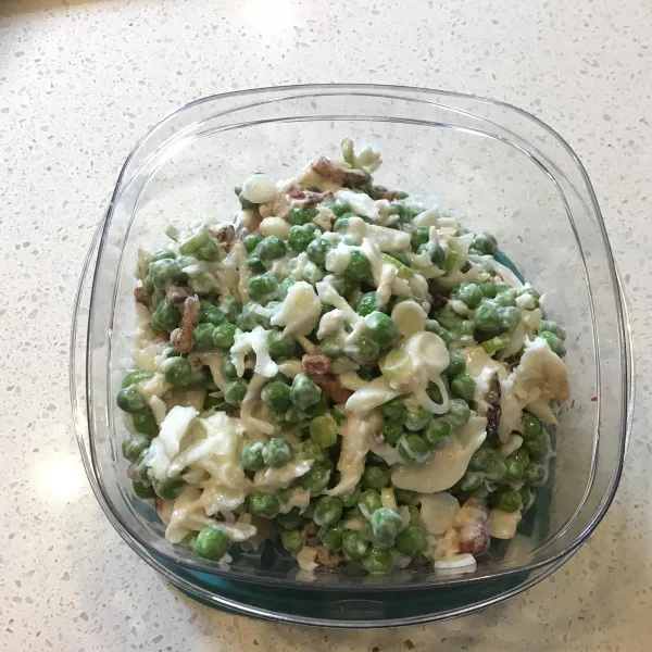 receta Salade de crabe et de pois