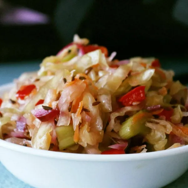 receta Salade de choucroute aux graines de carvi