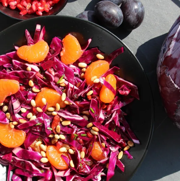 receta Salade de chou violette