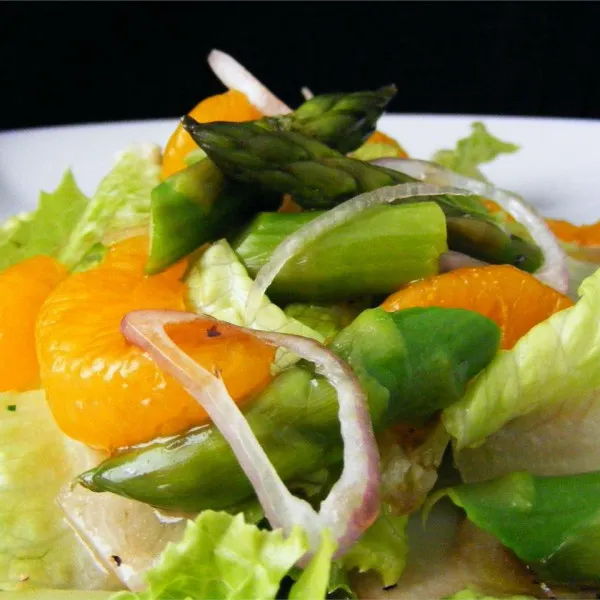 receta Salade d'asperges, d'oranges et d'endives