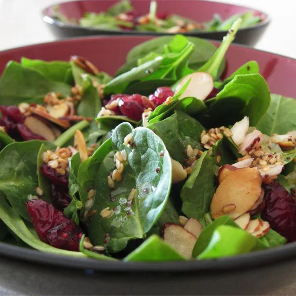 recetas Ensalada De Espinacas Y Arándanos De Jamie