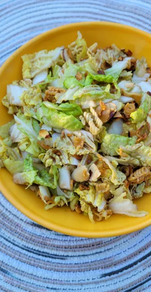 receta Ensalada De Fideos Con Repollo Napa