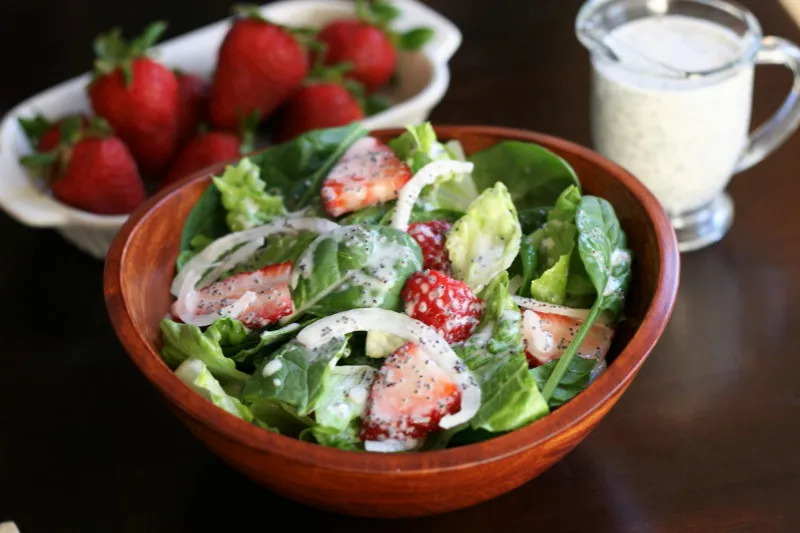 receta Salade de fraises romaine I