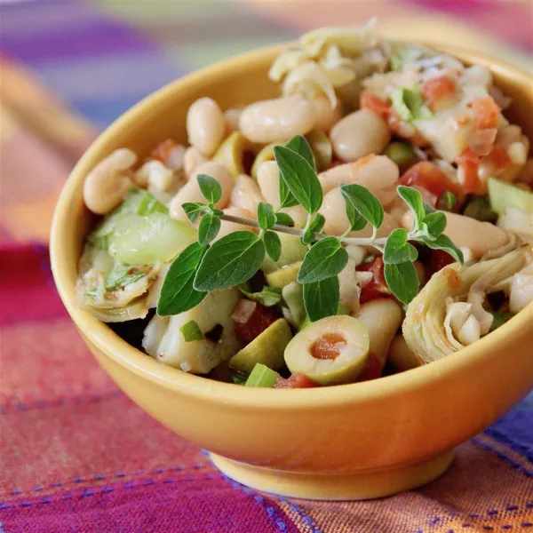 receta Salade de haricots cannellini et d'artichauts