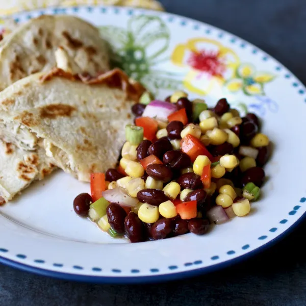 receta Ensalada De Frijoles Negros Y Maíz I