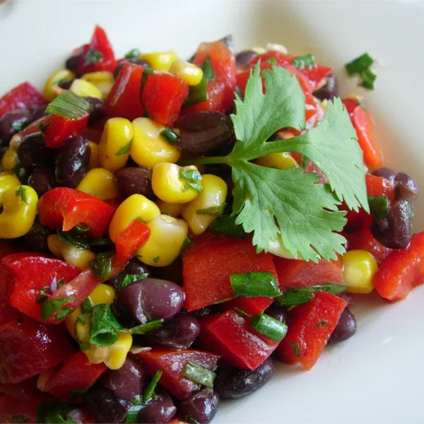 recetas Ensalada De Frijoles Negros Y Maíz II