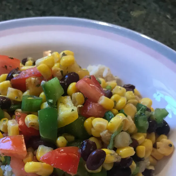 receta Ensalada De Frijoles Negros