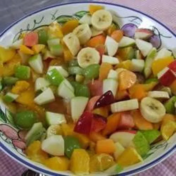 receta Salade de fruits très facile