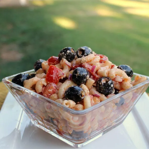 receta Salade de macaronis aux pois chiches