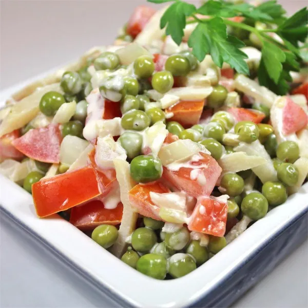 receta Salade de pois verts