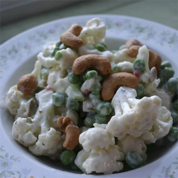 receta Salade De Petits Pois Et Chou Fleur