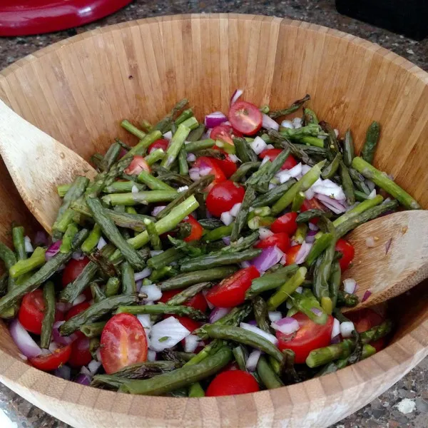 receta Salade de Haricots Verts et Asperges