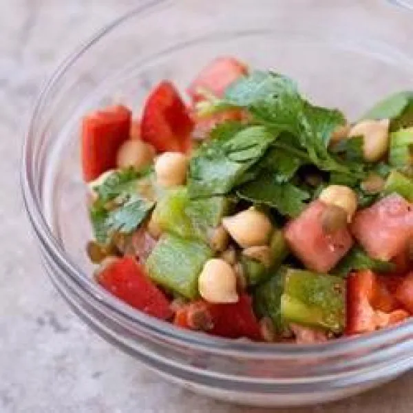 receta Salade de lentilles marocaine