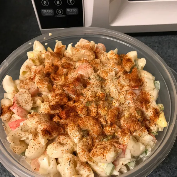 recetas Ensalada De Macarrones Con Camarones Y Cangrejo