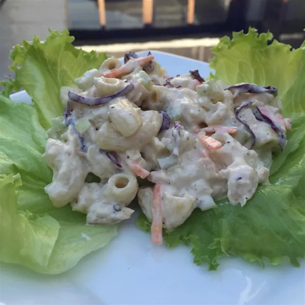 receta Salade de macaronis au thon