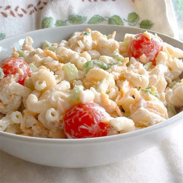 receta Salade de macaronis et fromage