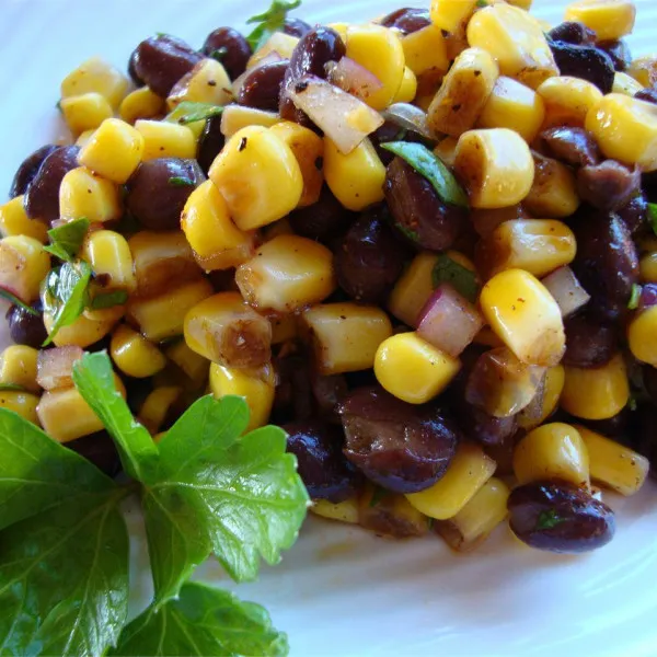 recetas Ensalada De Maíz Y Frijoles Negros