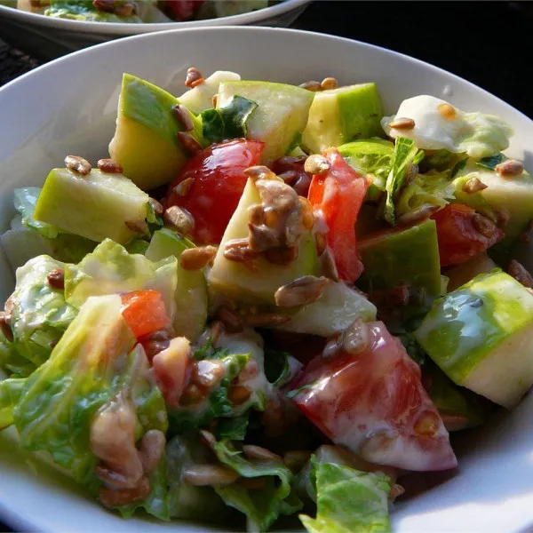 recetas Ensalada De Manzana Y Semillas De Girasol