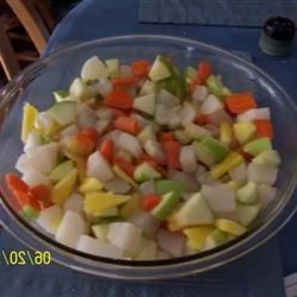 receta Salade de navets