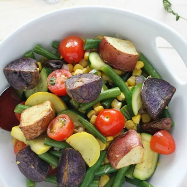 recettes Recettes de salade de pommes de terre rouges