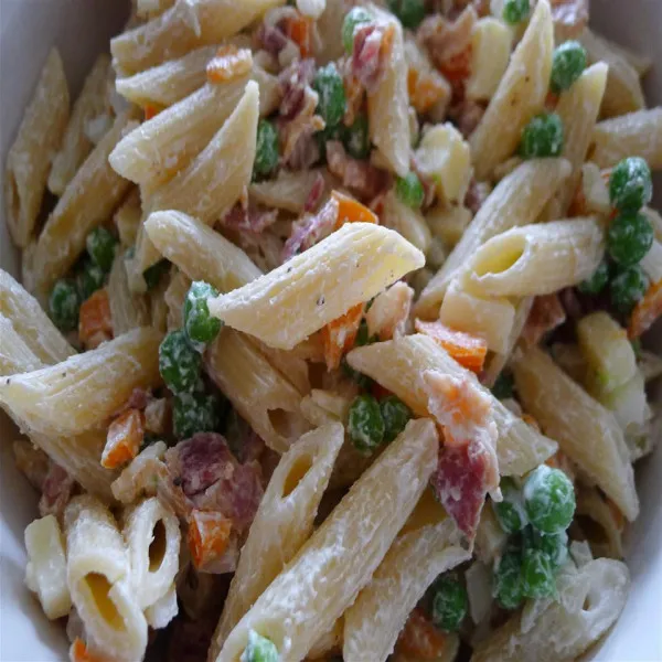 receta Ensalada De Pasta Con Yogur Griego