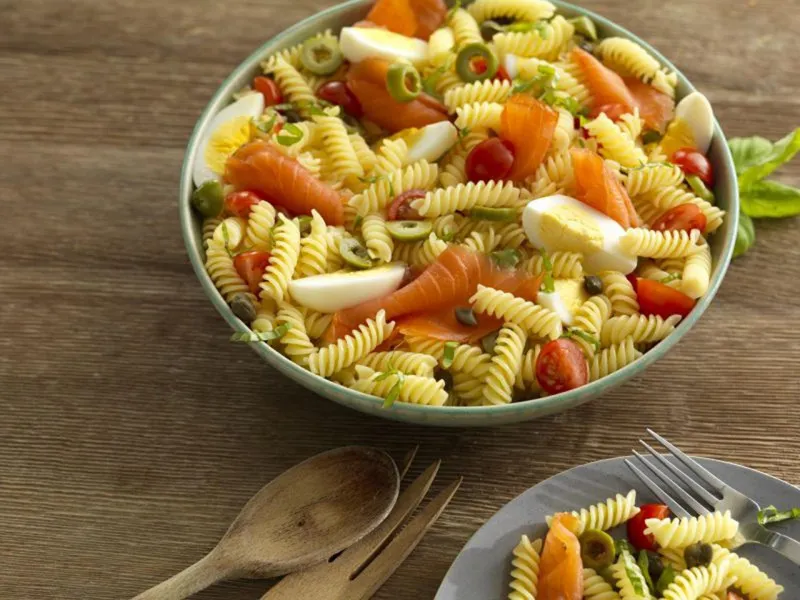 receta Ensalada De Pasta De Salmón Ahumado Sin Gluten Barilla®