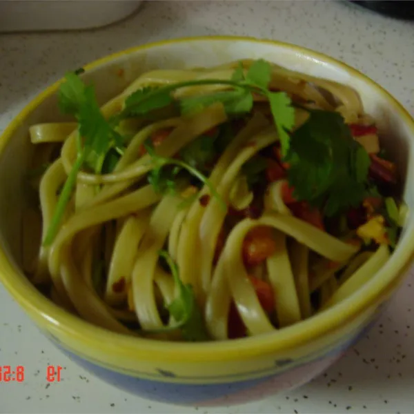 receta Salade de pâtes froides chinoises