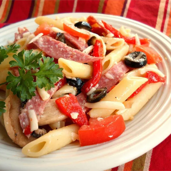 Przepis Kathy's Delicious Italian Pasta Salad
