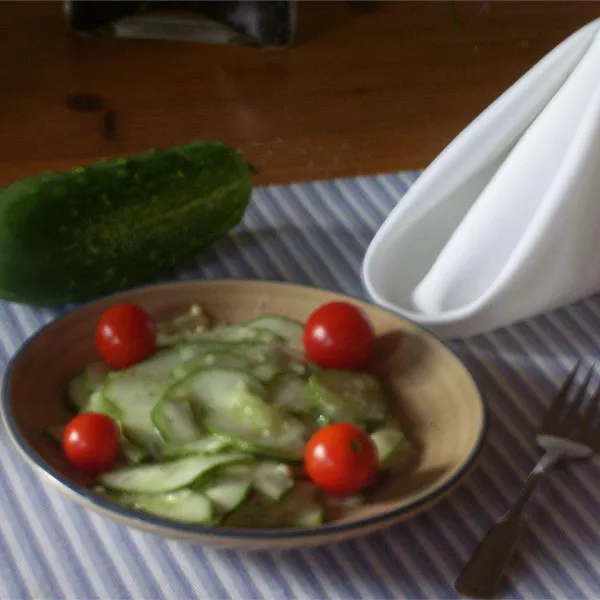 receta Salade de concombre II