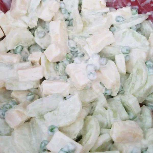 receta Salade de pois concombre