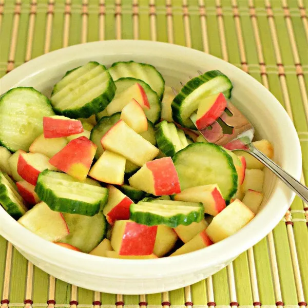 receta Ensalada De Pepino Y Manzana