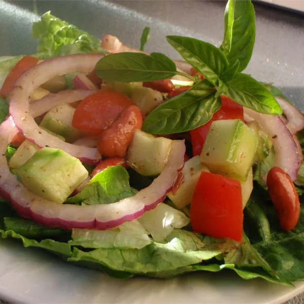 receta Salade de concombre et de tomate
