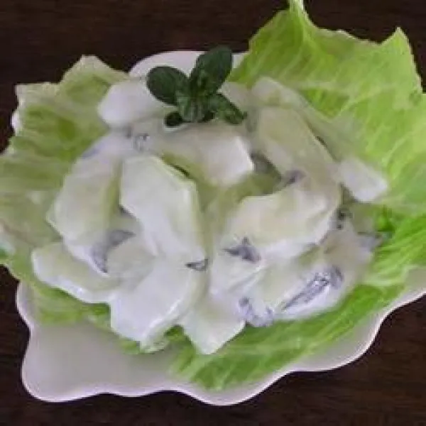 receta Salade de concombre et de yogourt