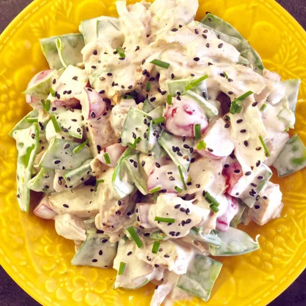 recetas Ensalada De Pollo Y Guisantes