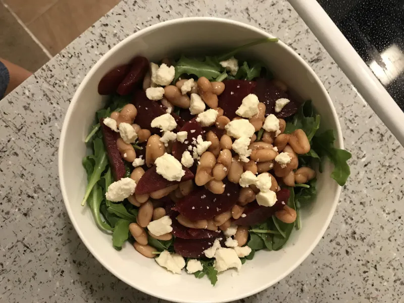 receta Ensalada De Remolacha Y Frijoles Blancos