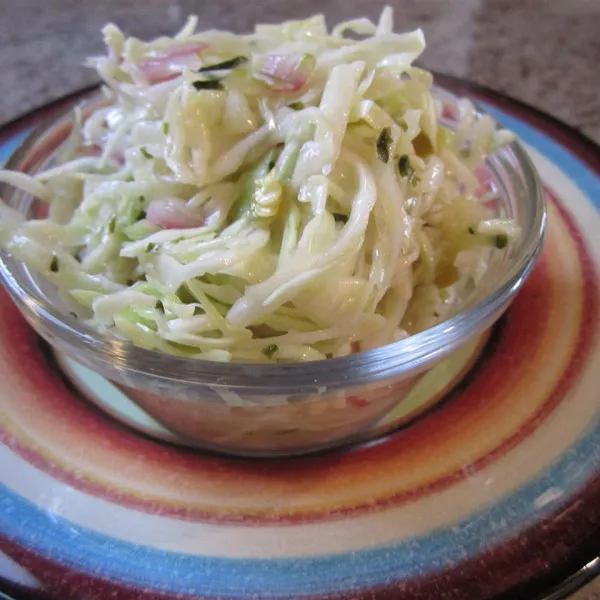 receta Salade de chou pour tacos au poisson