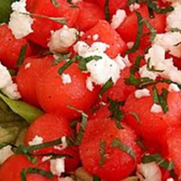 recetas Ensalada De Sandía, Feta Y Anacardos